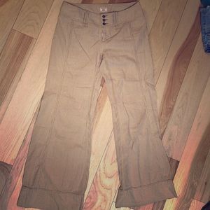 Free People seer-sucker bell bottoms✌️